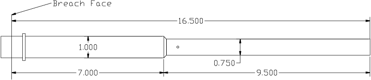 Heavy barrel profile
